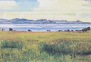 Ferdinand Hodler, Lake Geneva from St Prex (nn02)